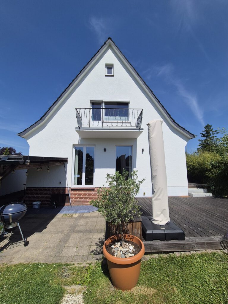Fassadenanstrich Einfamilienhaus